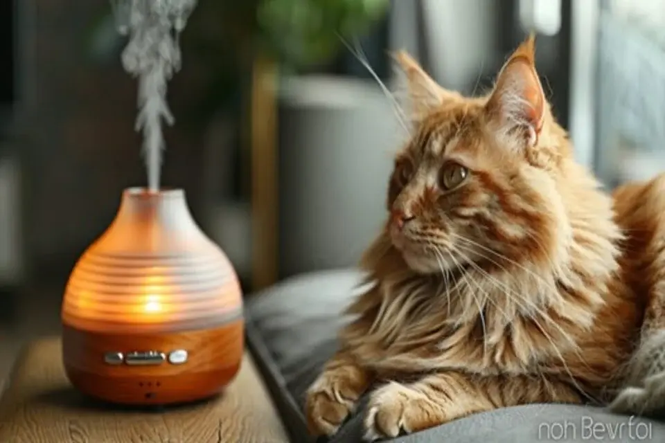 Chat-aromathérapie