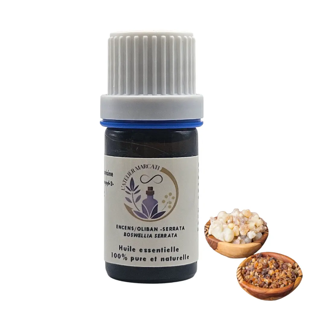 Huile Essentielle d'Encens Serrata ou Encens Oliban